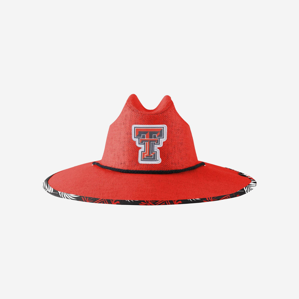 Texas Tech Red Raiders Team Color Straw Hat FOCO
