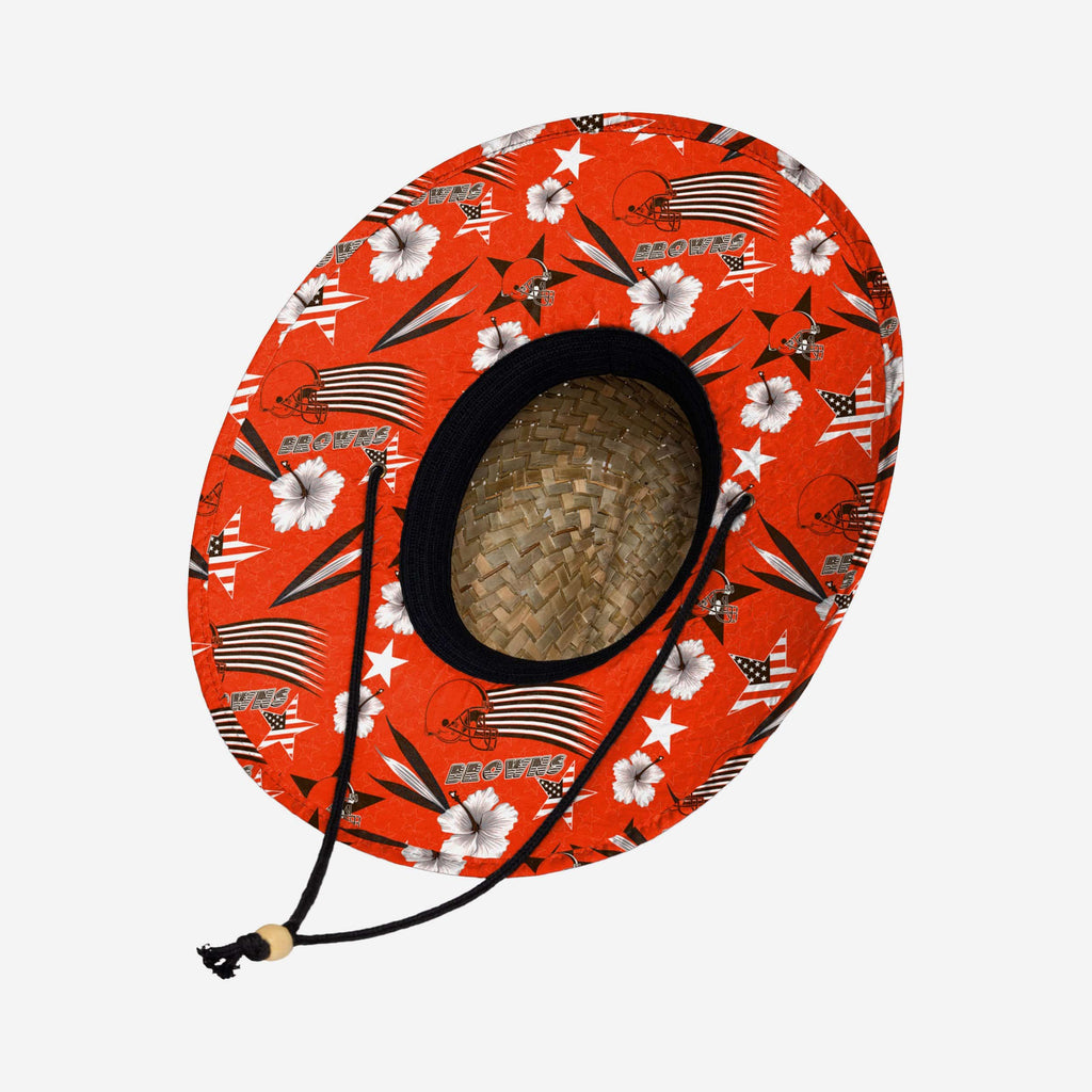 Cleveland Browns Team Color Straw Hat FOCO