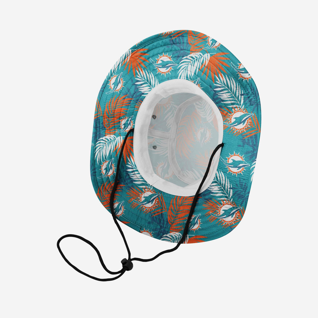 Miami Dolphins Floral Straw Hat FOCO