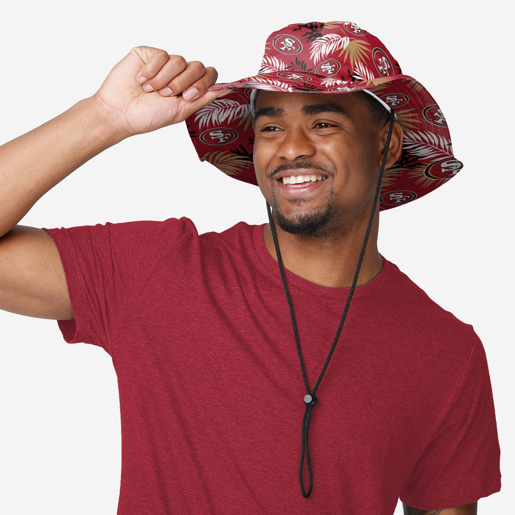 San Francisco 49ers Team Stripe Boonie Hat FOCO