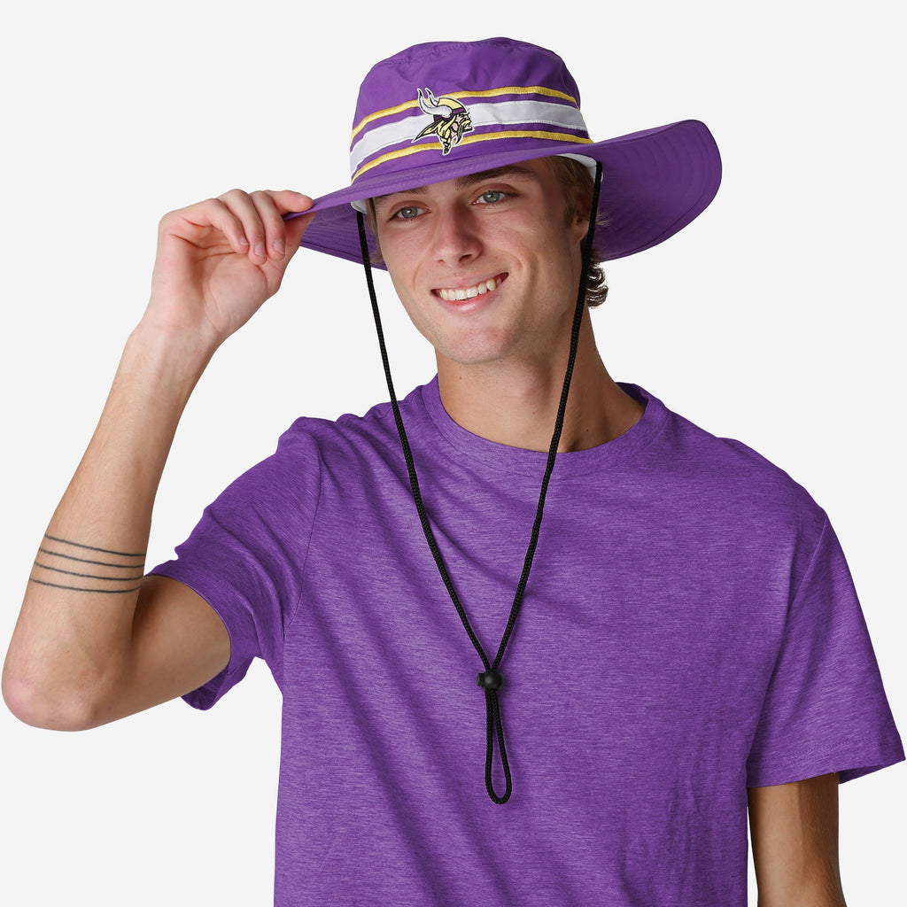 Minnesota Vikings Team Stripe Cowboy Hat