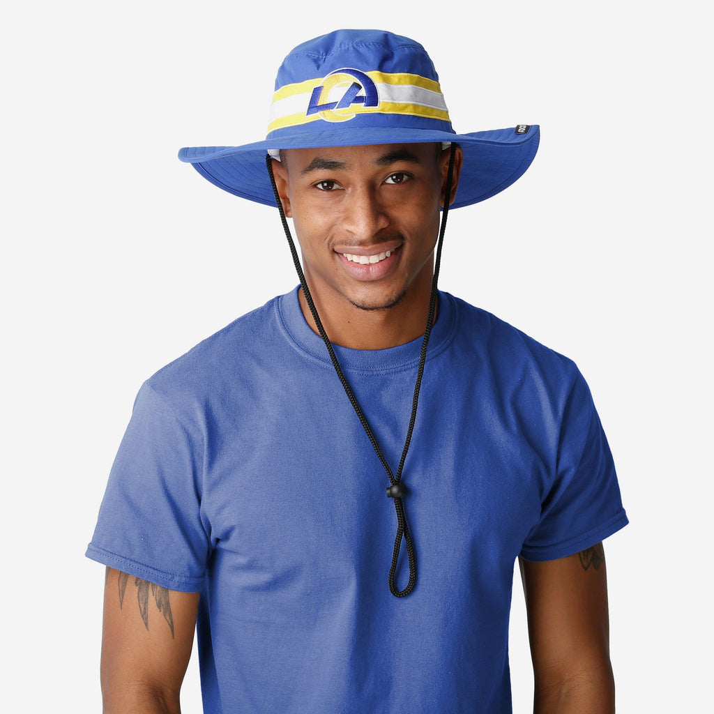 Los Angeles Rams Team Stripe Boonie Hat FOCO