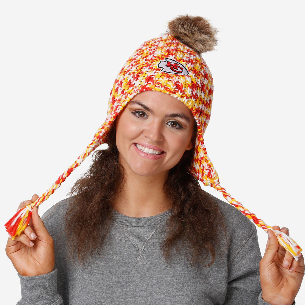 Kansas City Chiefs Colorblend Knit Pom Beanie FOCO