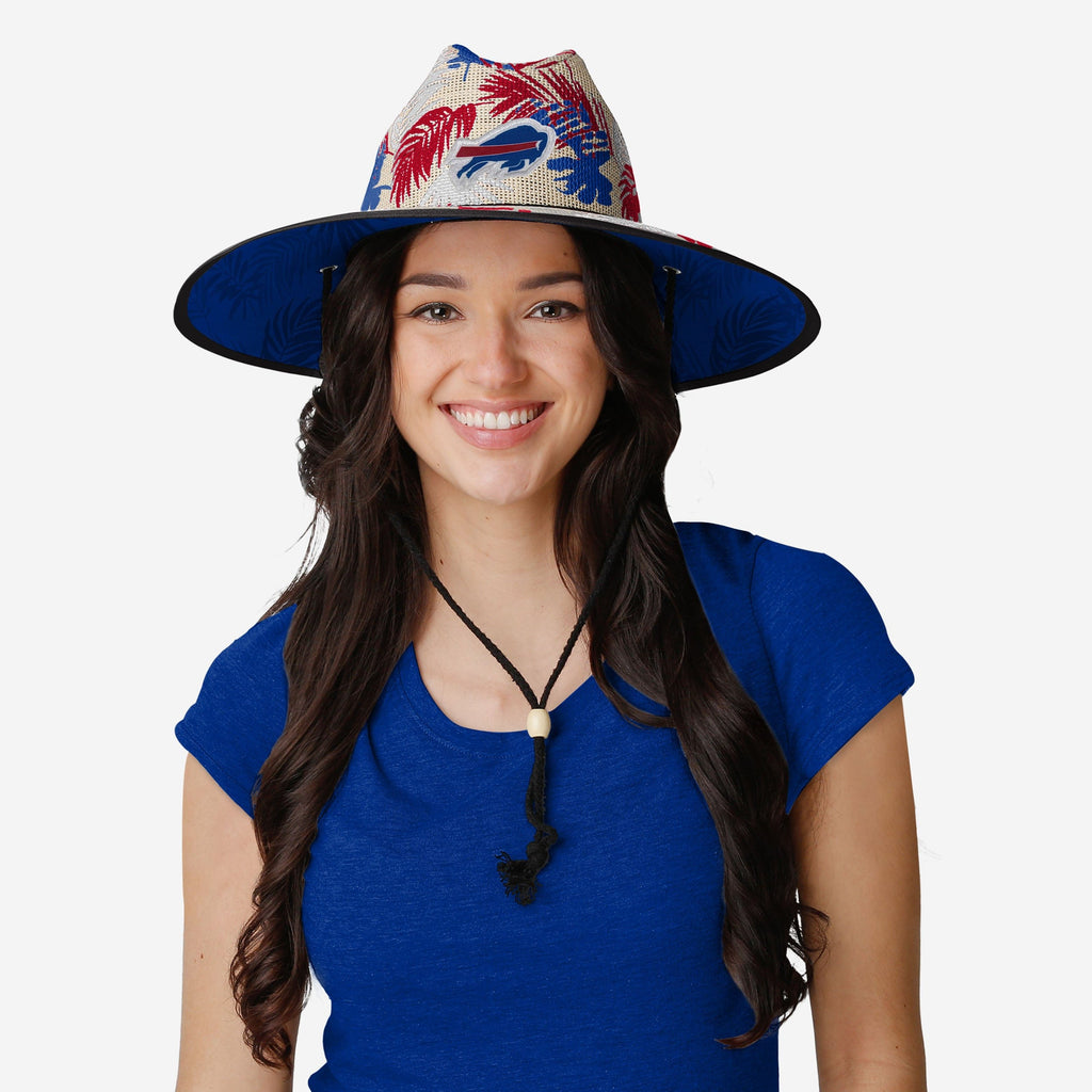 Buffalo Bills Team Color Straw Hat FOCO