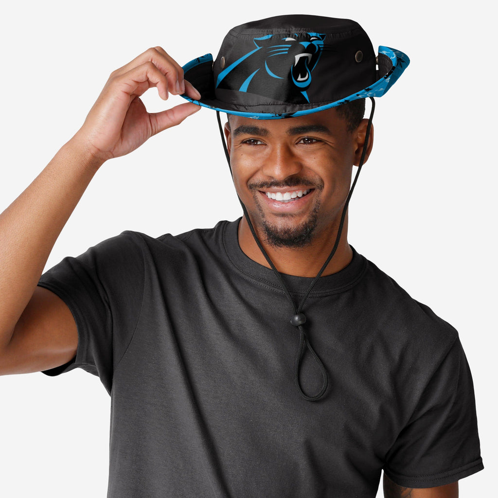 Carolina Panthers Cropped Big Logo Hybrid Boonie Hat FOCO