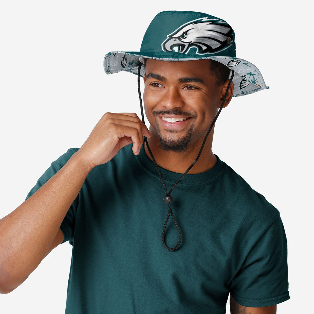 Philadelphia Eagles Cropped Big Logo Hybrid Boonie Hat FOCO