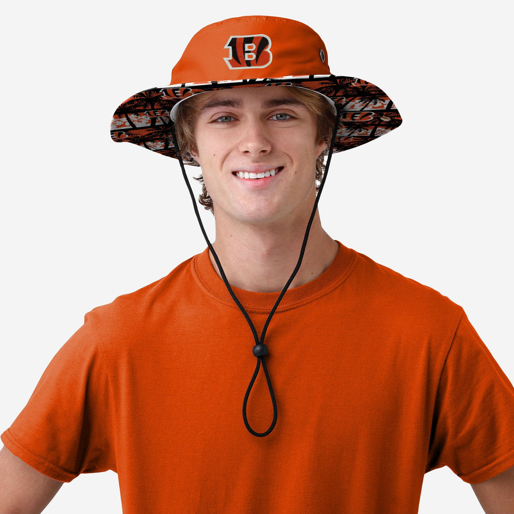 Cincinnati Bengals Cropped Big Logo Hybrid Boonie Hat FOCO