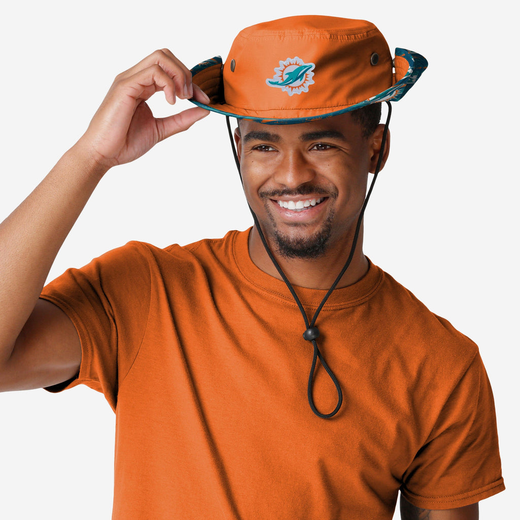 Miami Dolphins Solid Hybrid Boonie Hat FOCO