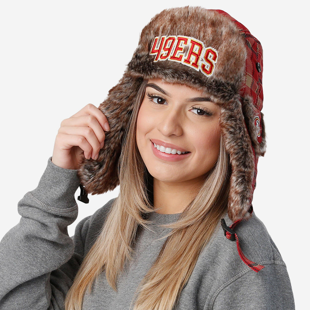 The 49ers NFL Beanie with Faux Fur Pom