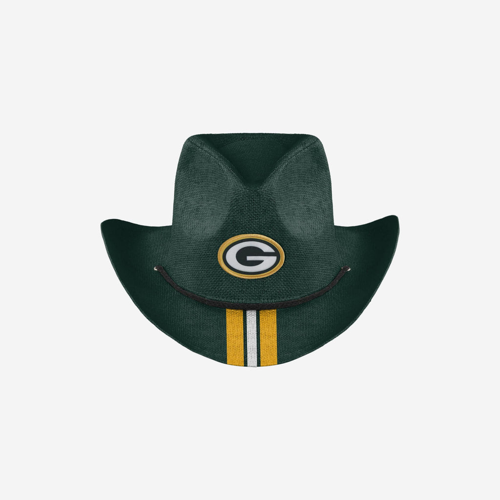 Green Bay Packers NFL Team Stripe Cowboy Hat