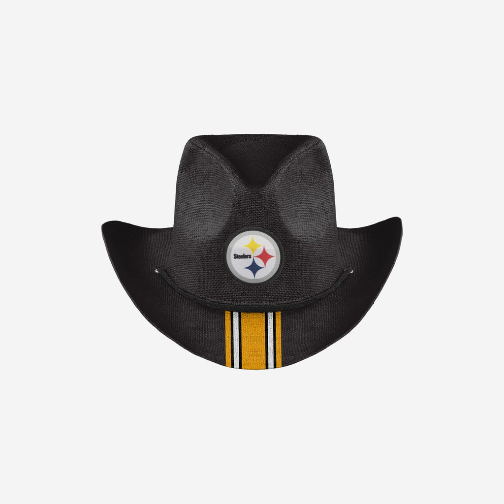 Pittsburgh Steelers Team Stripe Cowboy Hat FOCO