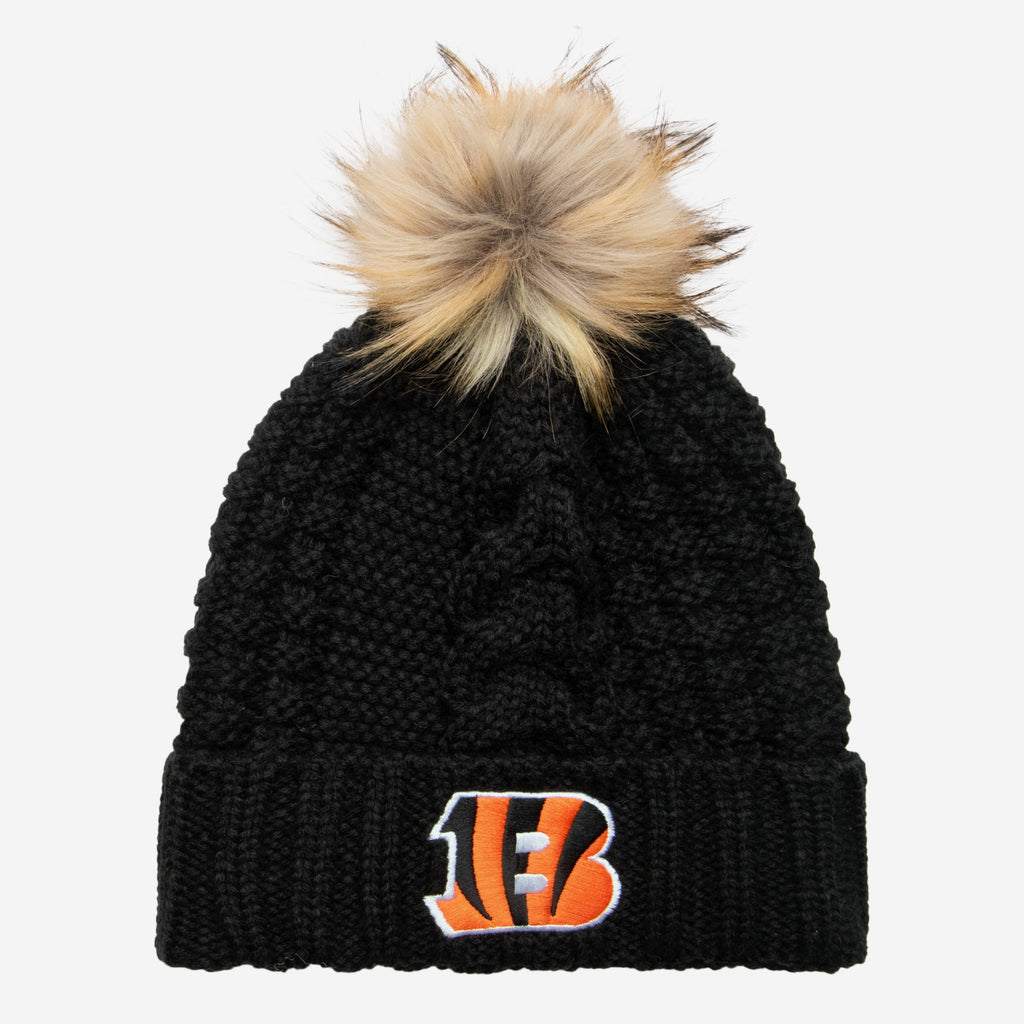 Cincinnati Bengals Womens Da Pom Beanie FOCO