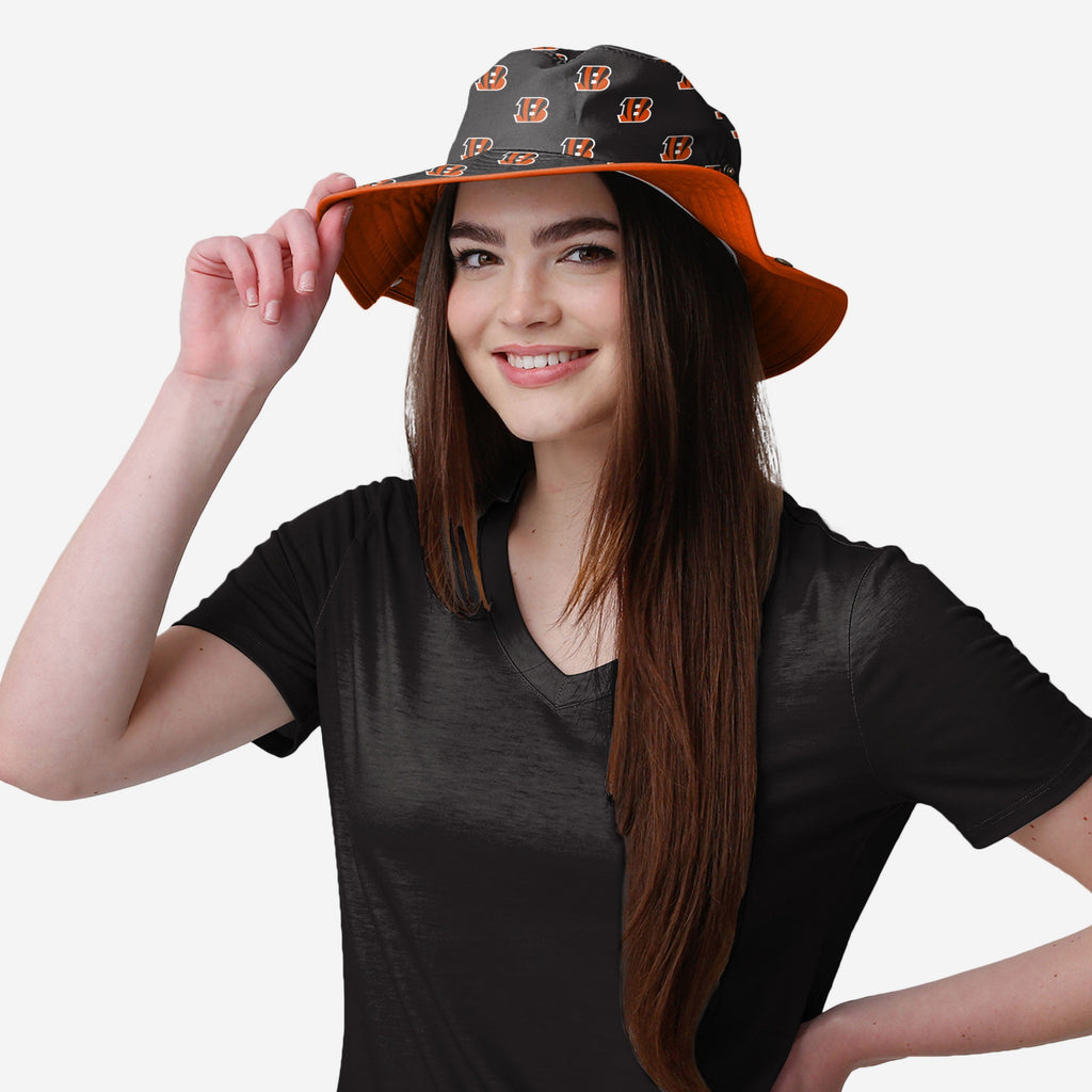 Cincinnati Bengals NFL Womens White Hybrid Boonie Hat