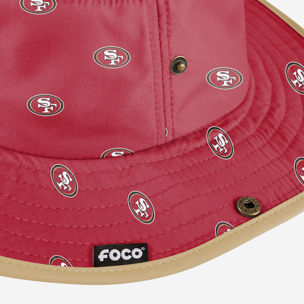 San Francisco 49ers Team Stripe Boonie Hat FOCO