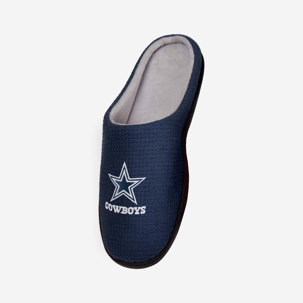 Men's FOCO Dallas Cowboys Colorblock Moccasin Slippers