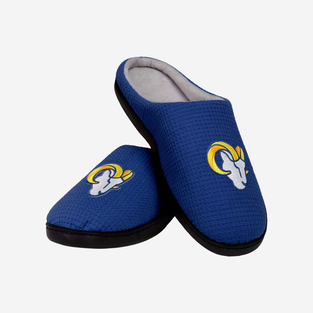 FOCO Los Angeles Rams Memory Foam Slipper Slide - Mens Extra Large