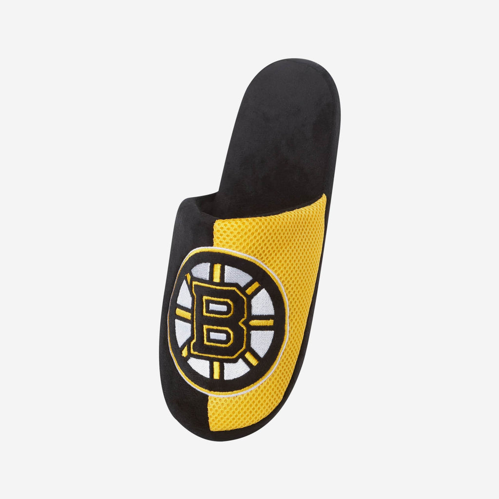 Lids Boston Bruins FOCO Youth Team Stripe Slippers