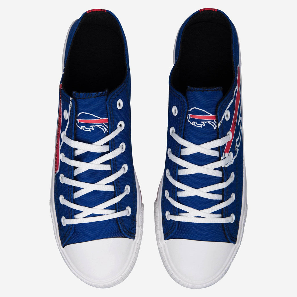 Men's FOCO Buffalo Bills Big Logo High Top Canvas Shoes