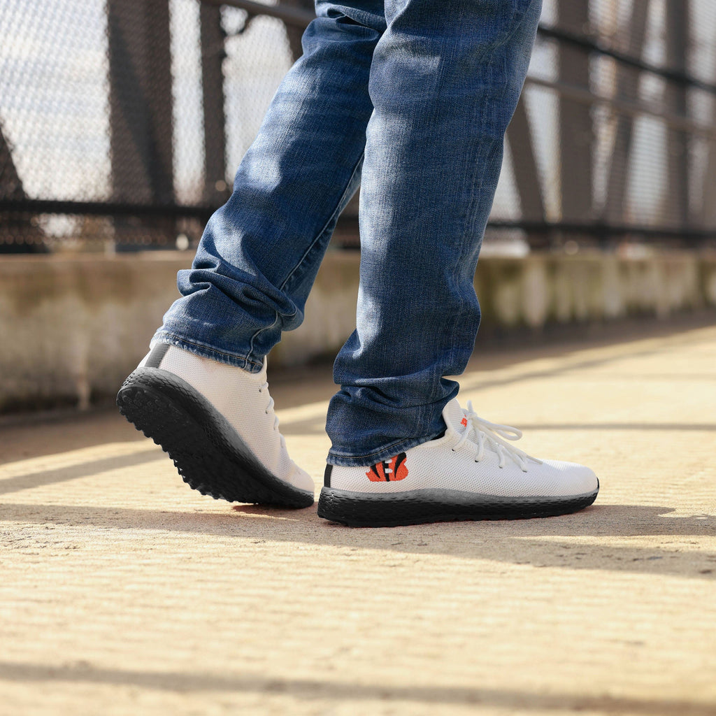 Cincinnati Bengals Gradient Midsole White Sneakers