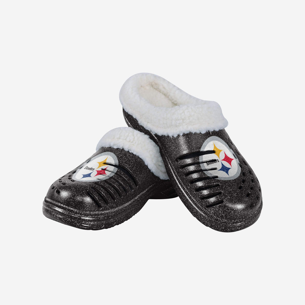 Pittsburgh Steelers FOCO Women's Glitter Sneakers