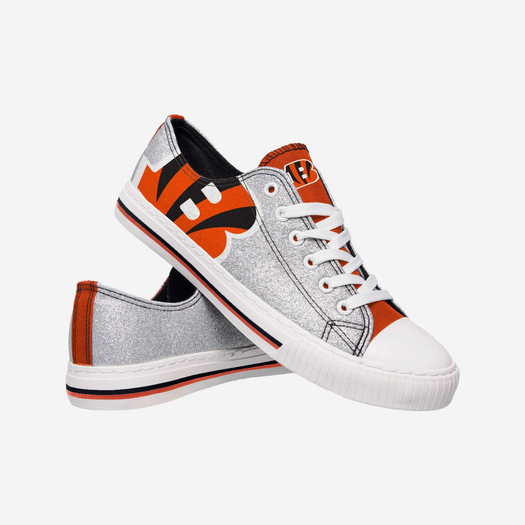 : FOCO Cincinnati Bengals NFL Womens Glitter Low Top