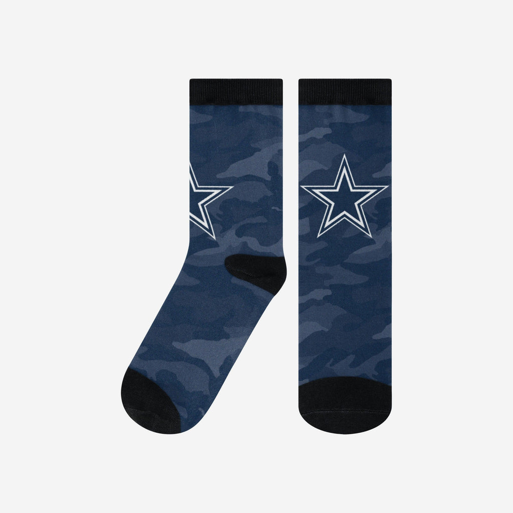 Dallas Cowboys Printed Camo Socks FOCO