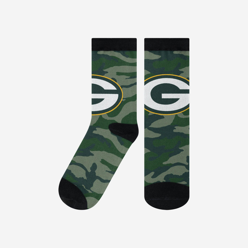 Green Bay Packers Printed Camo Socks