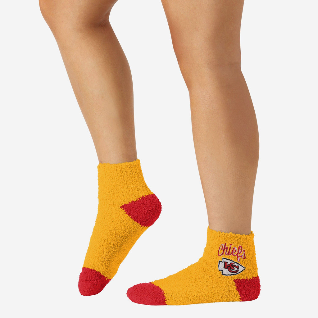 Women's Rock Em Socks Kansas City Chiefs Dip-Dye Ankle Socks