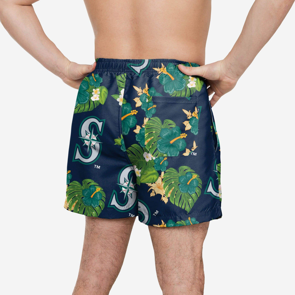 St Louis Cardinals Floral Swimming Trunks FOCO