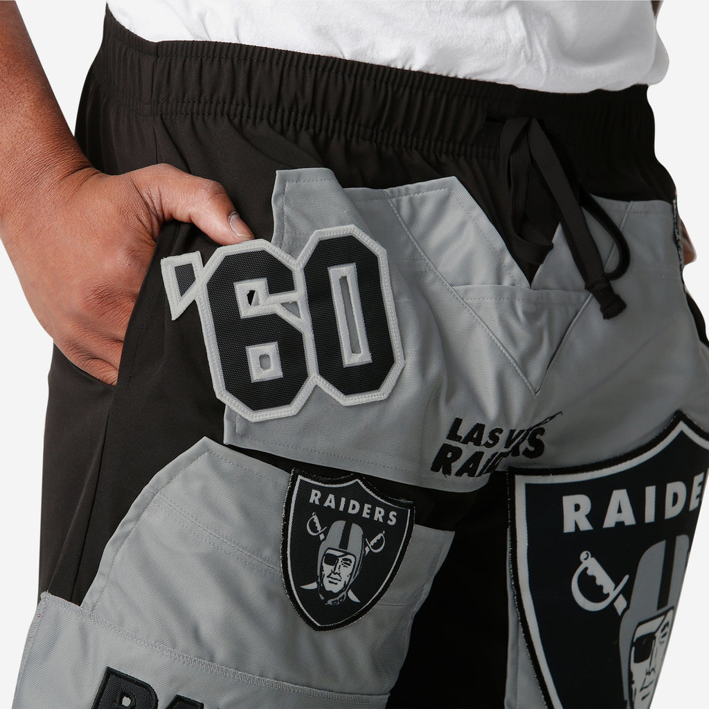 FOCO Las Vegas Raiders NFL Mens Solid Woven Shorts