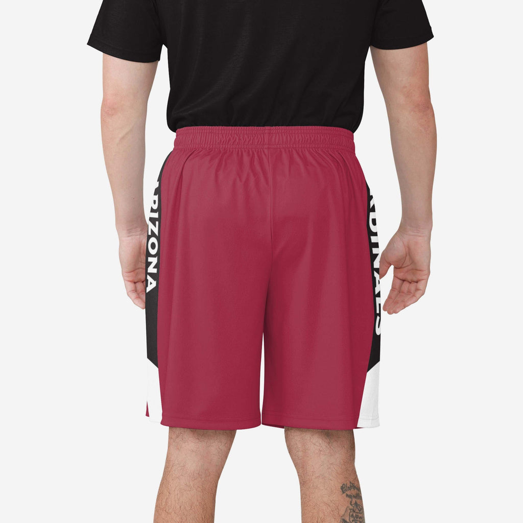 FOCO Arizona Cardinals NFL Mens Side Stripe Training Shorts - S