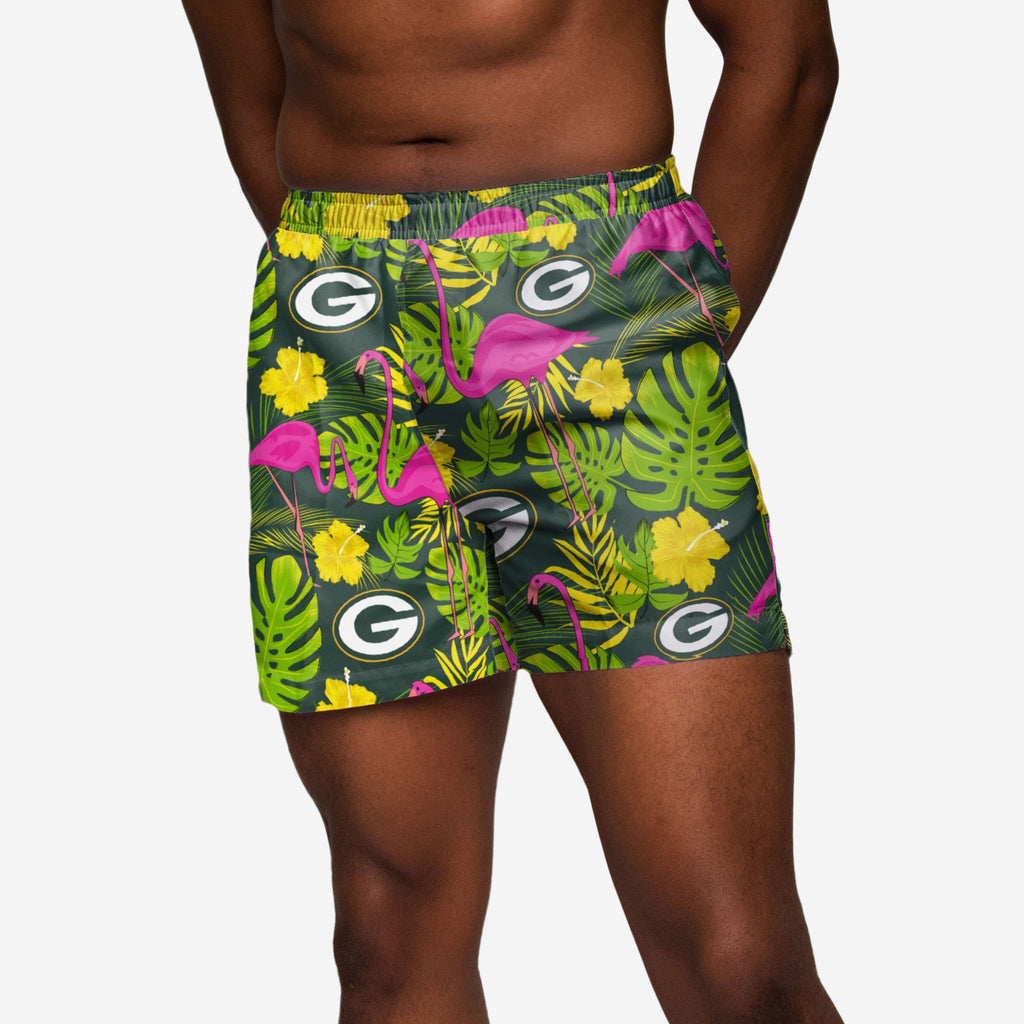 Green Bay Packers Highlights Boardshorts - L