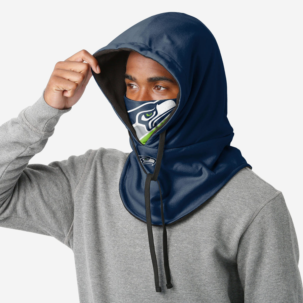 Seattle Seahawks Camo Hoodie, Navy Blue/Action Green