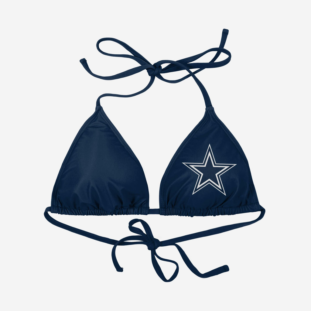 FOCO Dallas Cowboys Womens Solid Wordmark Bikini Bottom, Size: 2XL