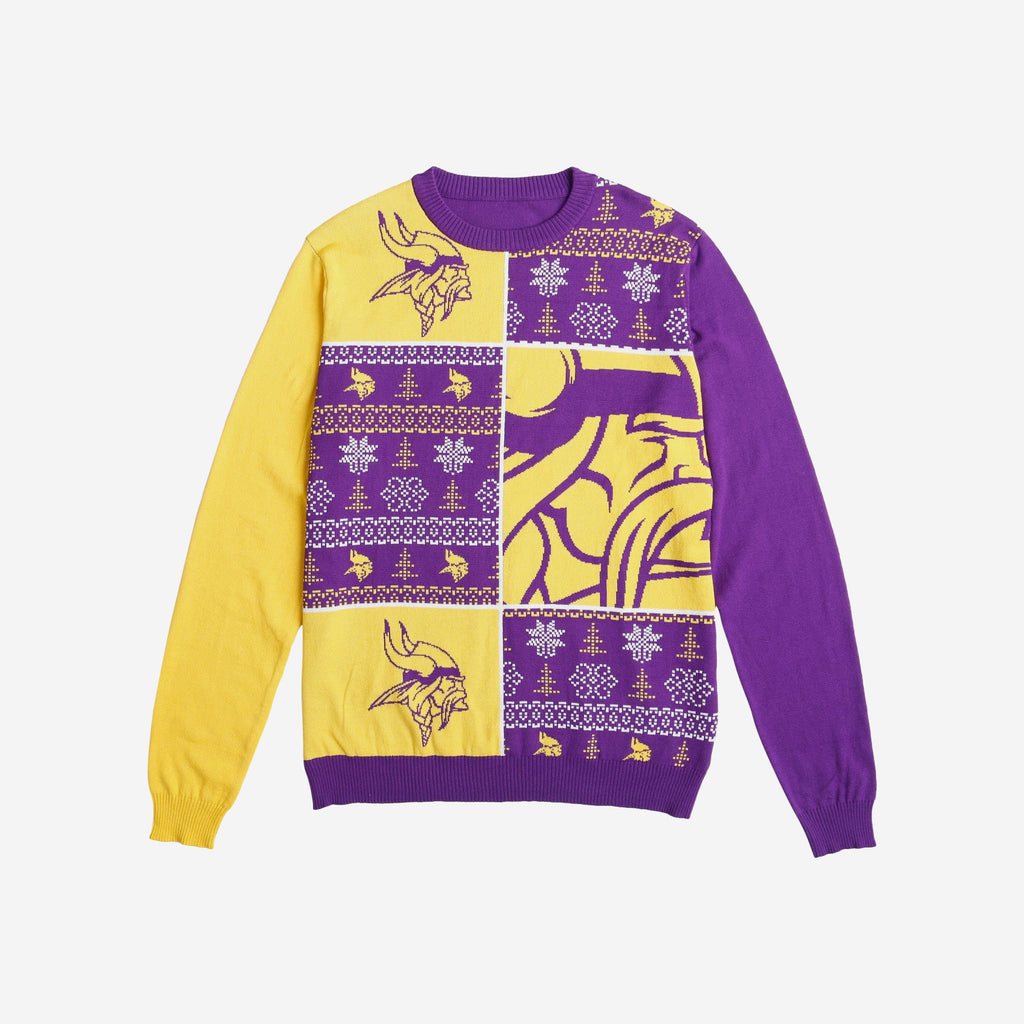 Vikings light shop up sweater