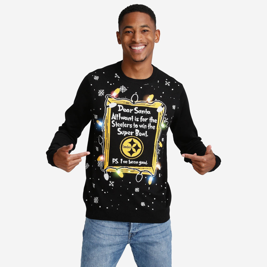 Steelers Christmas dear santa super bowl Pittsburgh Steelers shirt