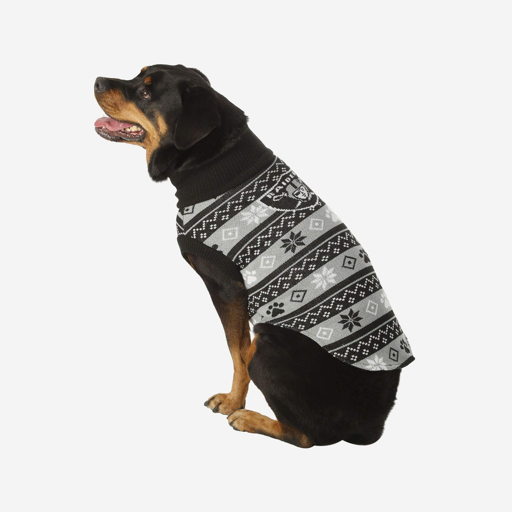 FOCO Las Vegas Raiders Reversible Holiday Dog Sweater - Macy's