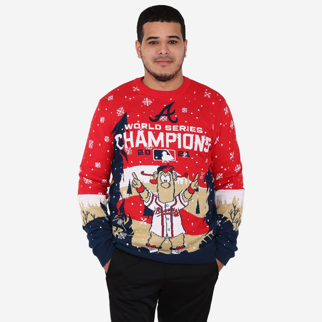 Atlanta Braves Grinch 2023 World Series Champions Ugly Christmas Sweater  Style Gift For Men And Women
