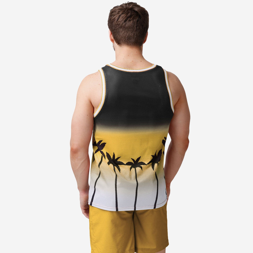 FOCO Pittsburgh Steelers NFL Mens Sunset Sleeveless Top