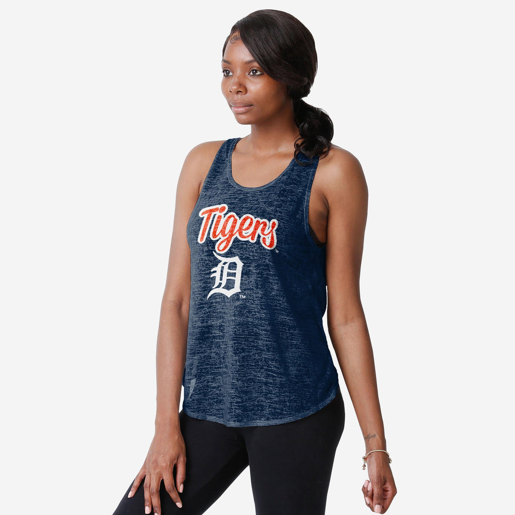 FOCO Miami Marlins Womens Burn Out Sleeveless Top, Size: 2XL