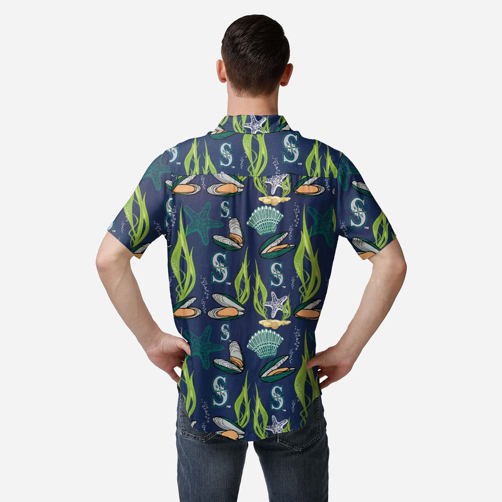 Shirts, Vintage Detroit Tigers Mlb Floral Hawaiian All Over Print Button  Up Shirt Xl