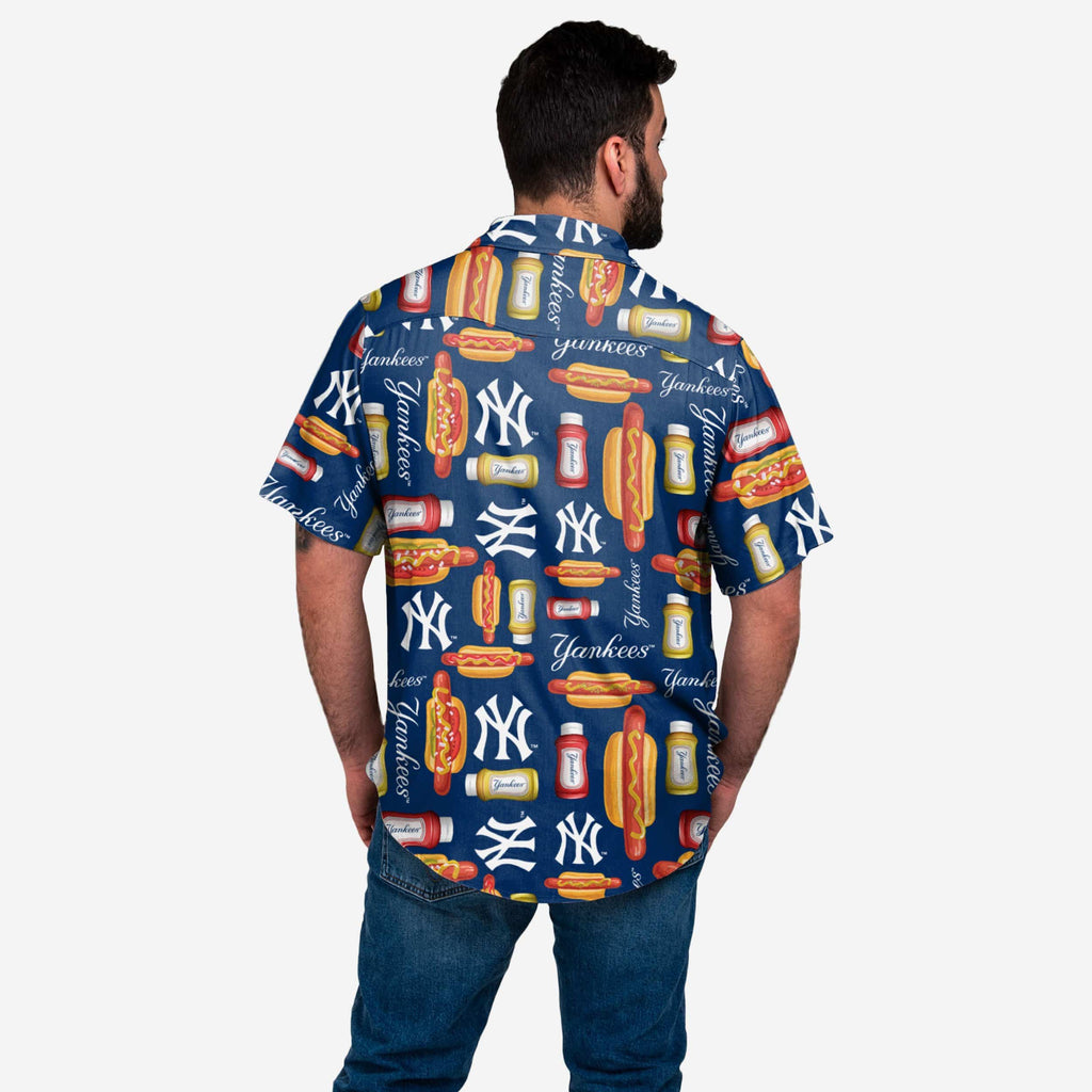 New York Yankees Grill Pro Button Up Shirt FOCO