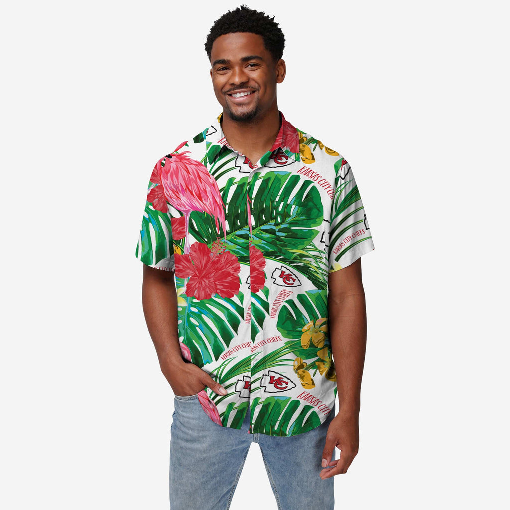 kansas city chiefs mens hawaiian shirt