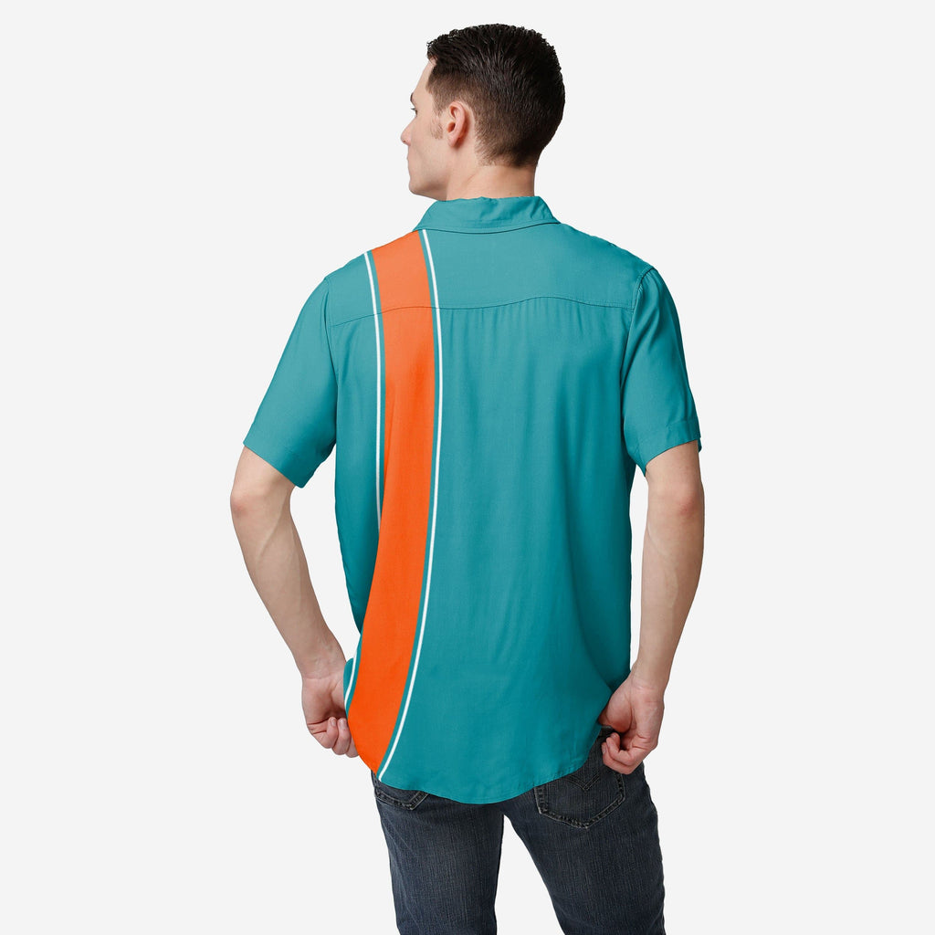 Miami Dolphins retro Bowling Shirt -   Hong Kong