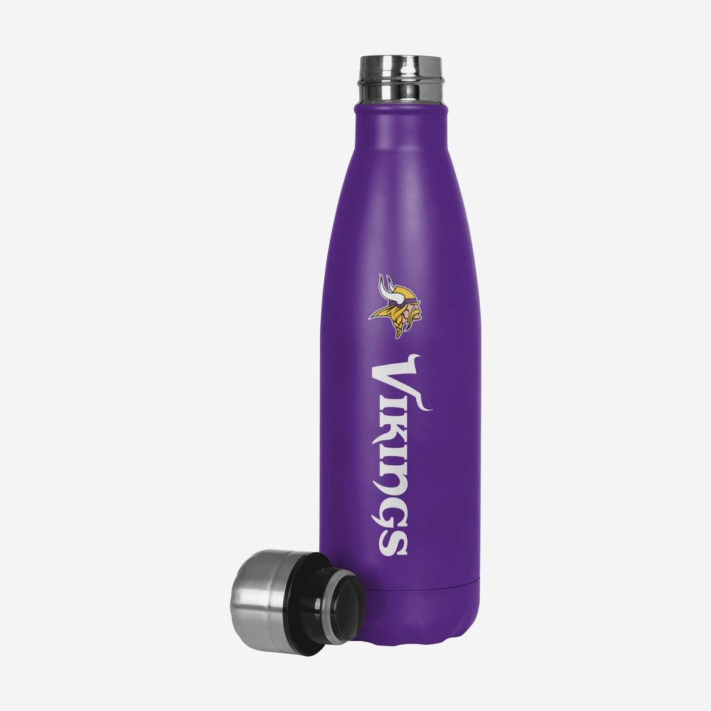 Minnesota Vikings Wordmark Chill Water Bottle FOCO