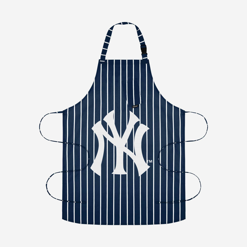 New York Yankees Pinstripe Apron FOCO - FOCO.com