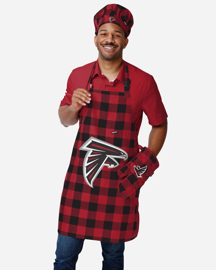 Atlanta Falcons Plaid Apron FOCO - FOCO.com