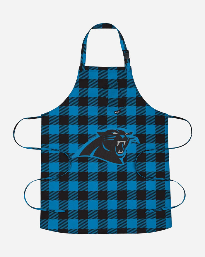 Carolina Panthers Plaid Apron FOCO - FOCO.com