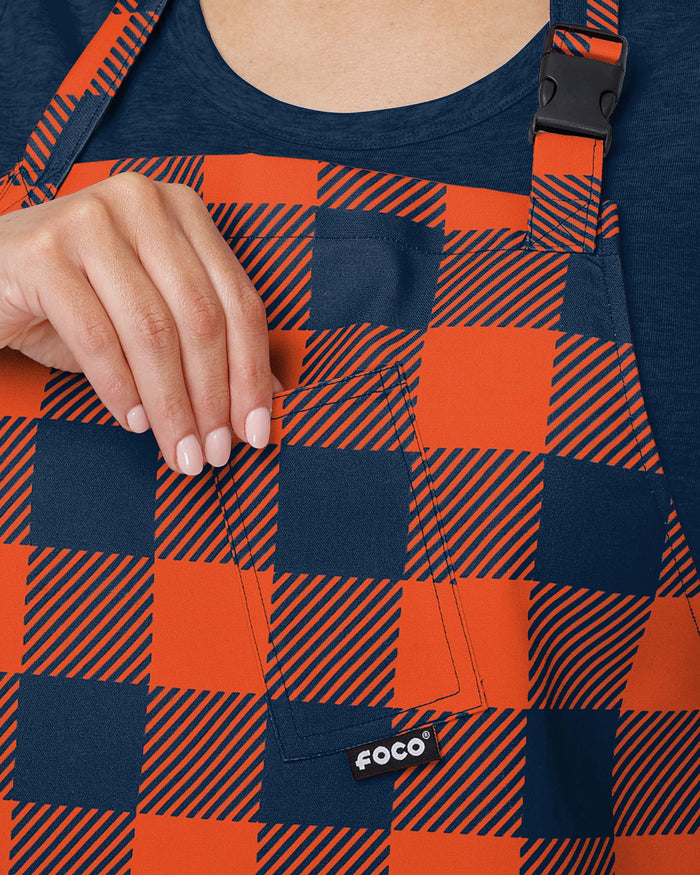 Denver Broncos Plaid Apron FOCO - FOCO.com