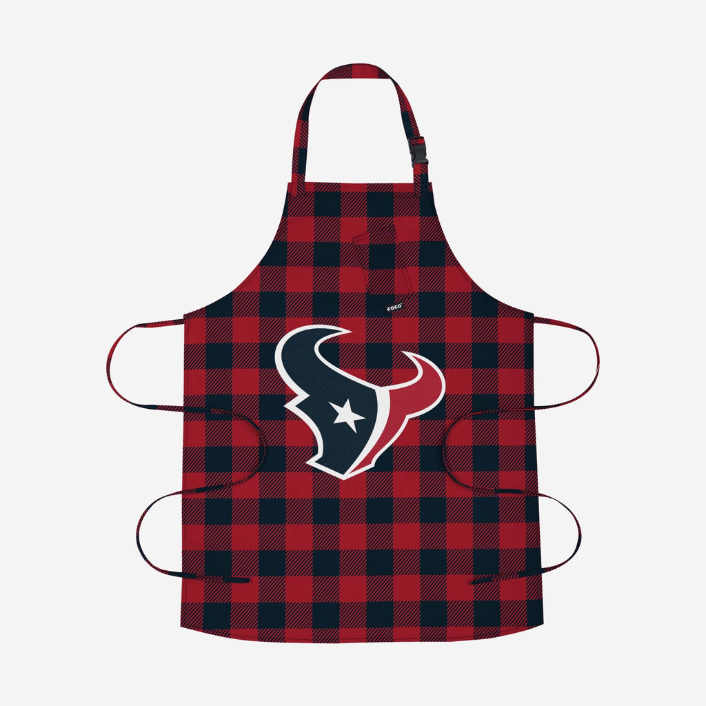 Houston Texans Plaid Apron FOCO - FOCO.com